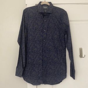 Bonobos blue pattern button down